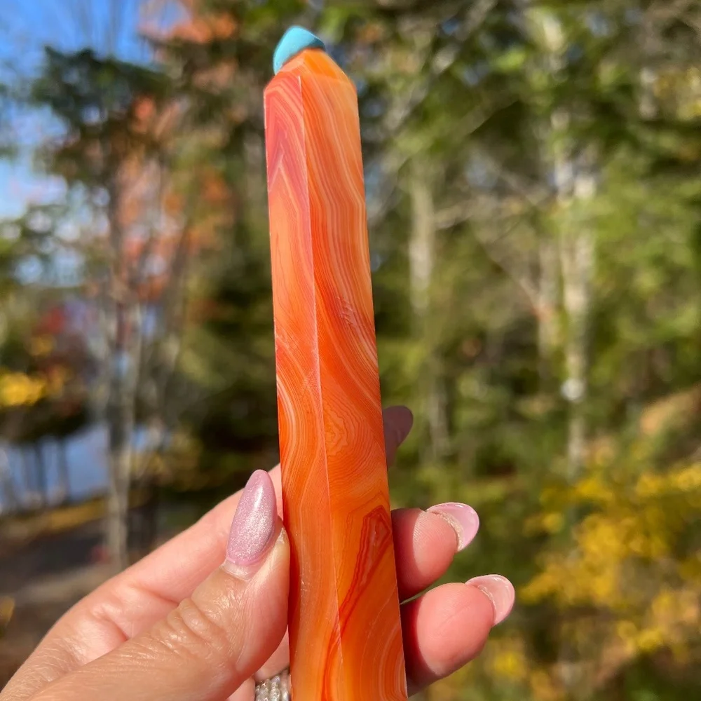 Carnelian (3) tower | crystal - Picture 5 of 13